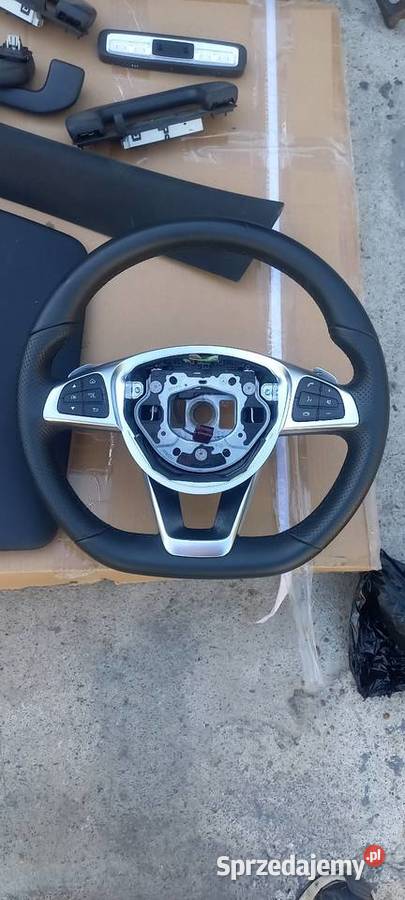 Wnętrze Mercedes w205 kierownica AMG plastiki Wyposażenie wnętrza sprzedam