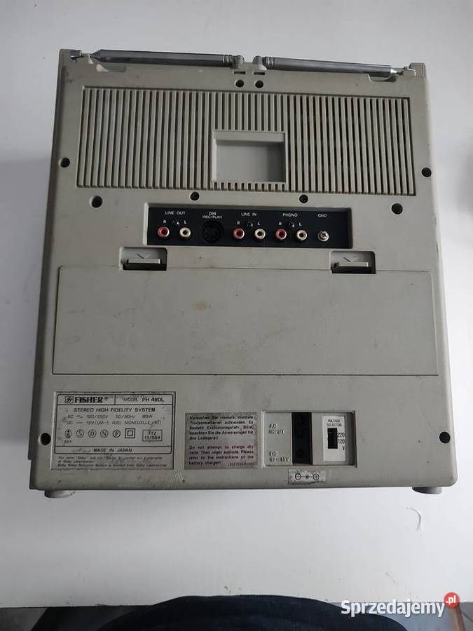 FISHER PH 480L Oryginał Wieże i miniwieże Świdnica sprzedam