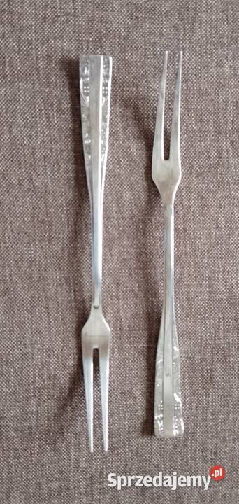 2 platerowane widelce do wędlin firmy HEFRA wzór