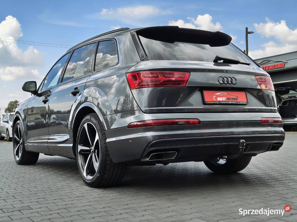 Audi Q7 Salon Matrix Automat SLINE Perfekcyjny elektryczne lusterka Audi Zarszyn