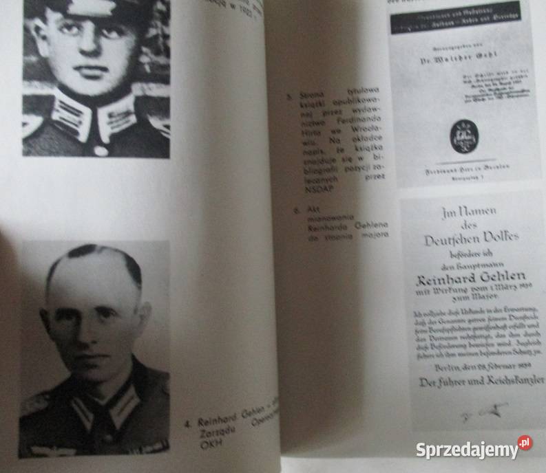 Organizacja wywiadowcza Reinharda Łódź sprzedam