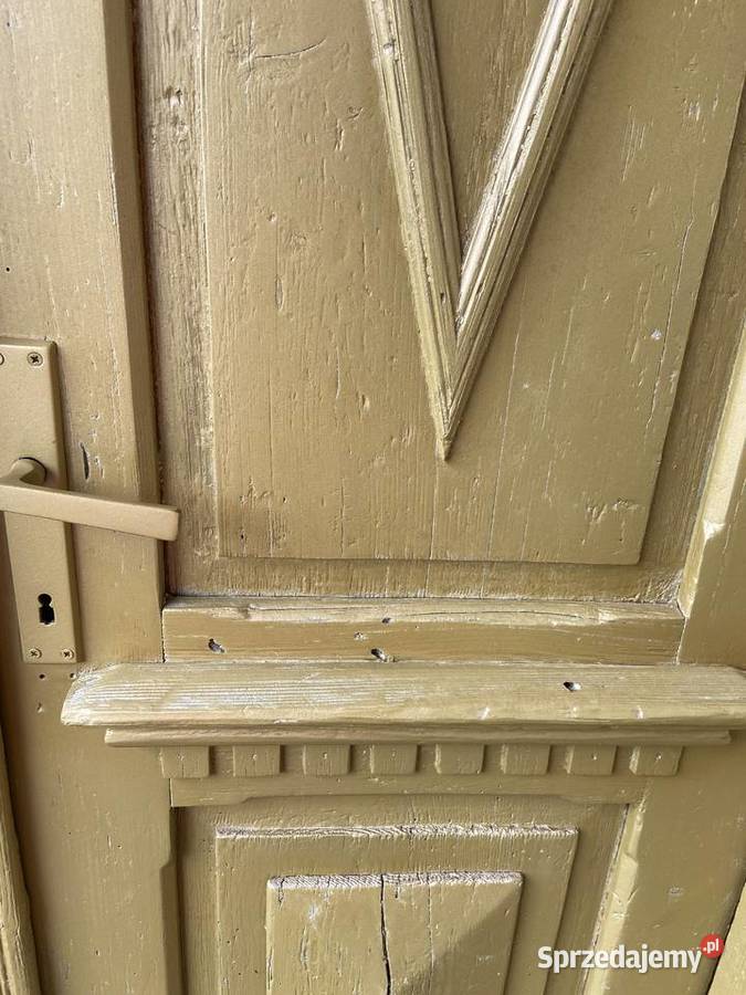 Sprzedam stare piękne drewniane drzwi Myślenice