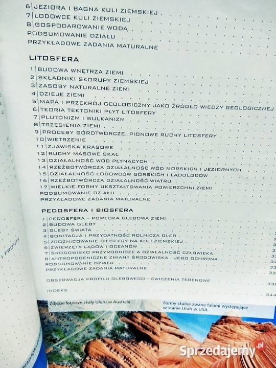 Geografia 1 rozszerzenie antykwariat operon sprzedam