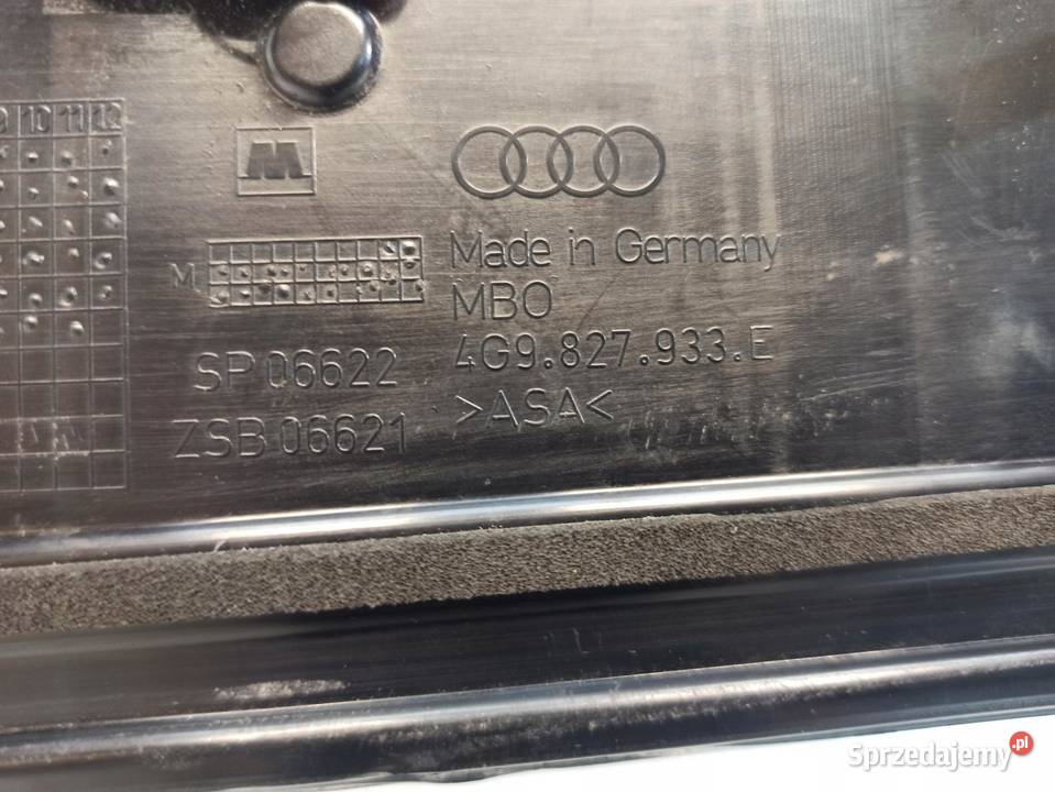 A6 C7 KOMBI SPOILER KLAPY BAGAŻNIKA 4G9827933E osobowe Części montażowe