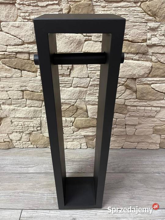 Stojak drewniany na papier toaletowy czarny mat Dębica sprzedam