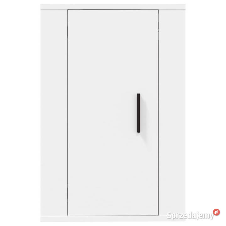 Wiszące szafki telewizyjne 2 białe 40x345x60 Warszawa