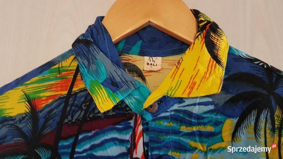 Tropikalna Koszula Plażowa Bali Bohemian Hippie Odzież codzienna Kudowa-Zdrój sprzedam