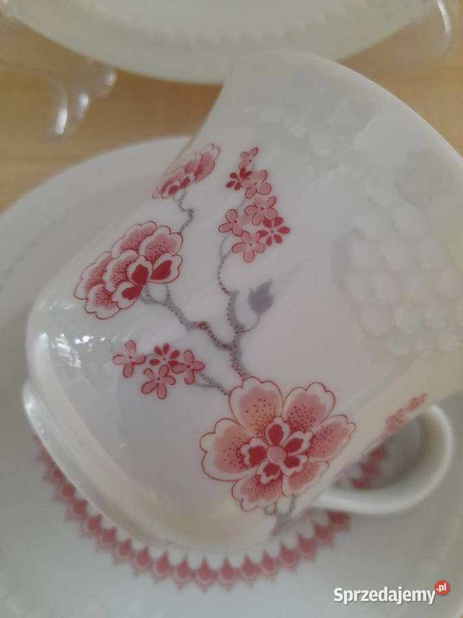 Kolekcjonerskie porcelanowe trio CP DDR Bogatynia sprzedam