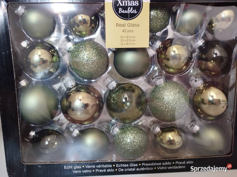 Bombki choinkowe 42 sztuki Wałbrzych