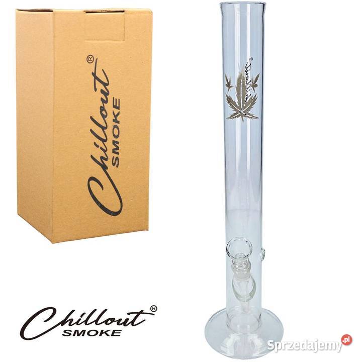 Bongo Szklane Chillout Smoke 46 Fajka Wodna Liść