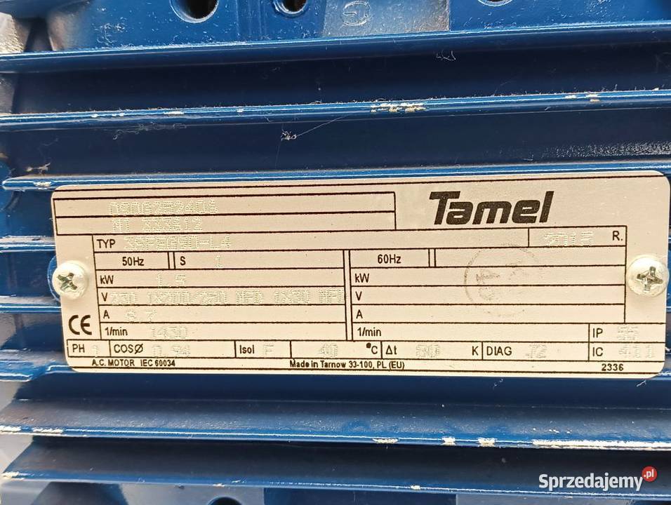 Silnik 1Fazowy 3SFEG 90L 15kW 1400obr TAMEL Produkcja Bolesławiec