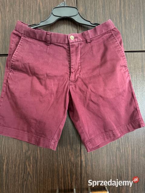 Spodnie męskie HM krótkie bordo 17080A z Częstochowa sprzedam