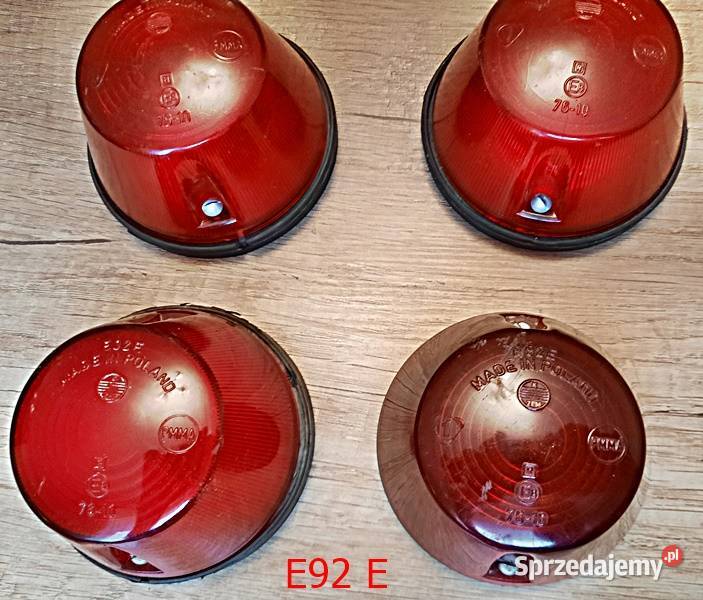 Lampa lampy stop czerwone klosz E 92E E93D z lat Ostrów Wielkopolski