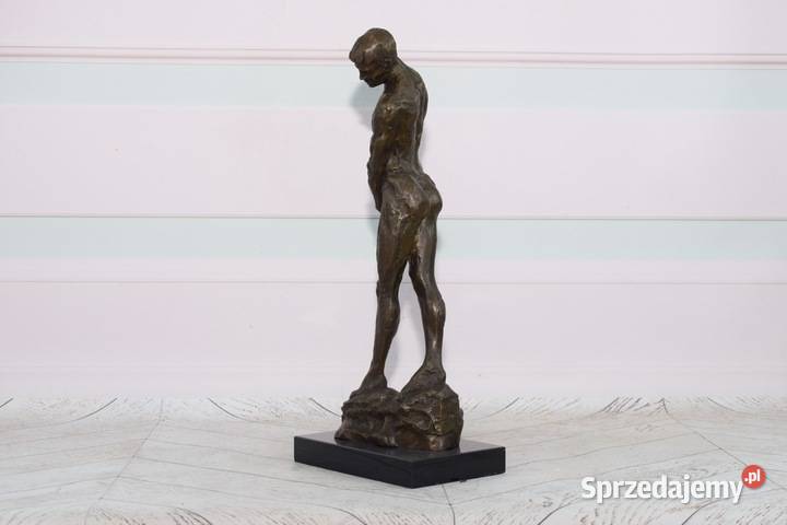 Nowoczesna Figura Akt Nagiego Mężczyzny Styl Kraków