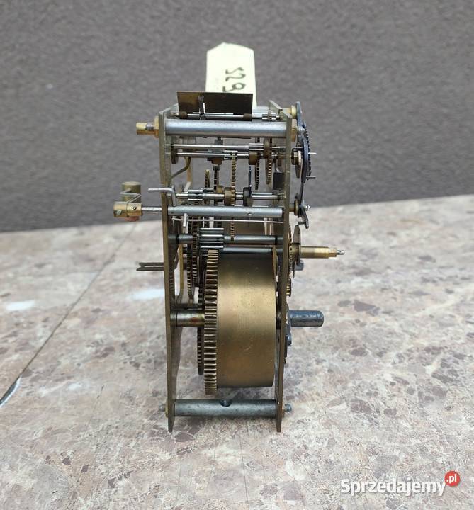 529 Mechanizm starego zegara ściennego Dufa P46 Tczew