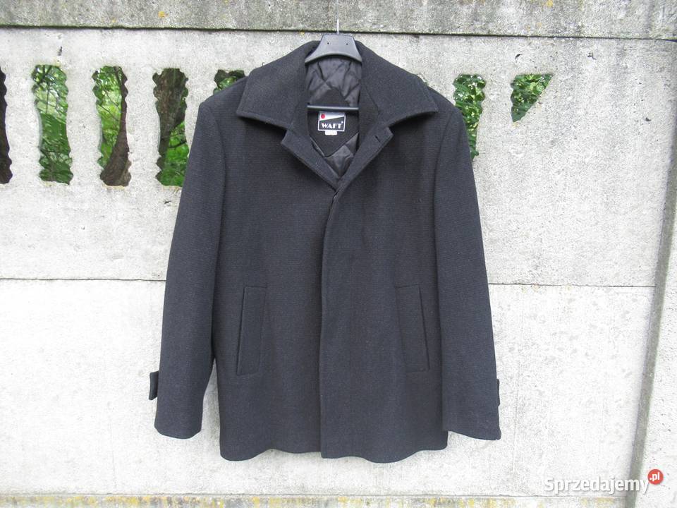 męski płaszcz 44164 WAFT wełna z kaszmirem szyty Dębica