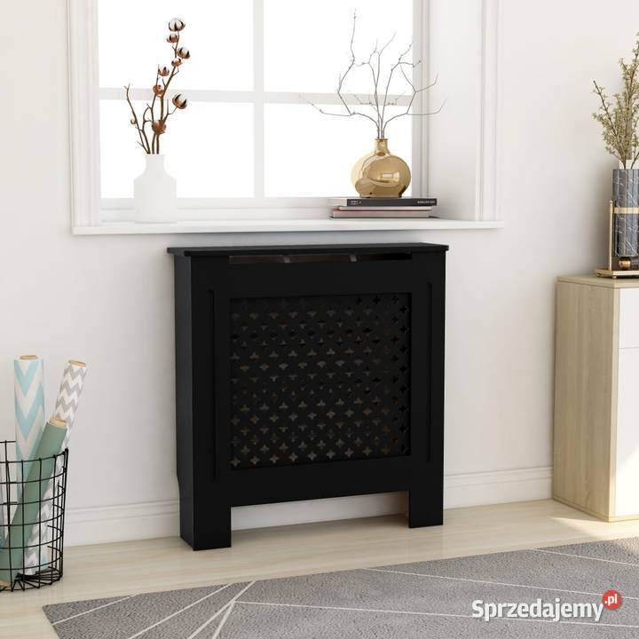 Osłona na kaloryfer MDF czarna 78 WM325568