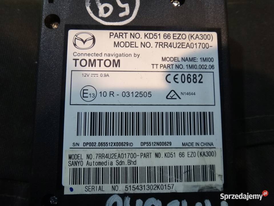 MAZDA 6 III GJ 13r sterownik modul GPS KD5166EZO Suków