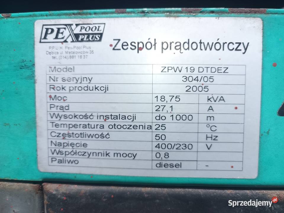 Agregat prądotwórczy Ciechanów