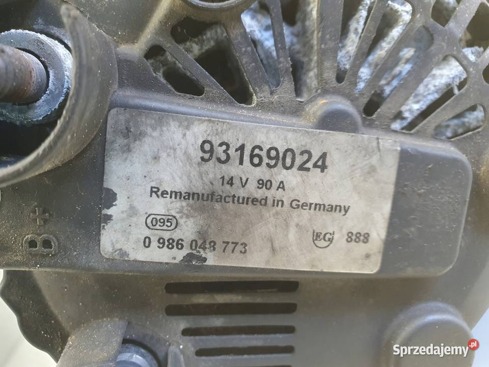 ALTERNATOR Opel Corsa C 13 CDTI 93169024 90A Chełm