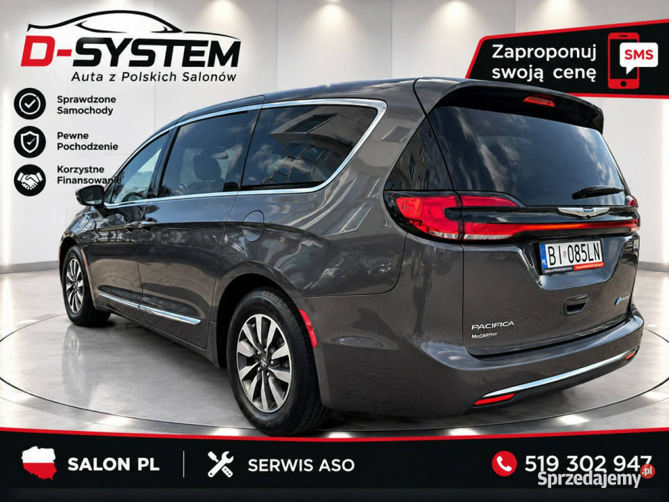 Chrysler Pacifica 2022 w wersji Limited 7 miejsc immobilizer Białystok