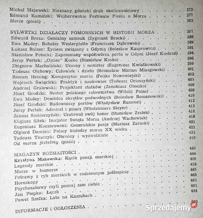 Kalendarz Gdańsk 1984