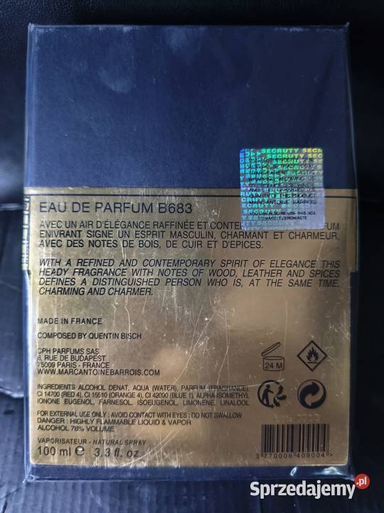 MarcAntoine Barrois B683 100 ml Perfumy i wody
