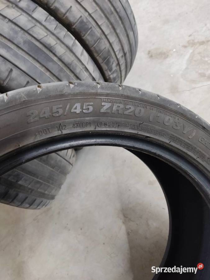 Opony 24545 R20 103Y XL Kumho Ecsta 91 lato Opony Białystok sprzedam