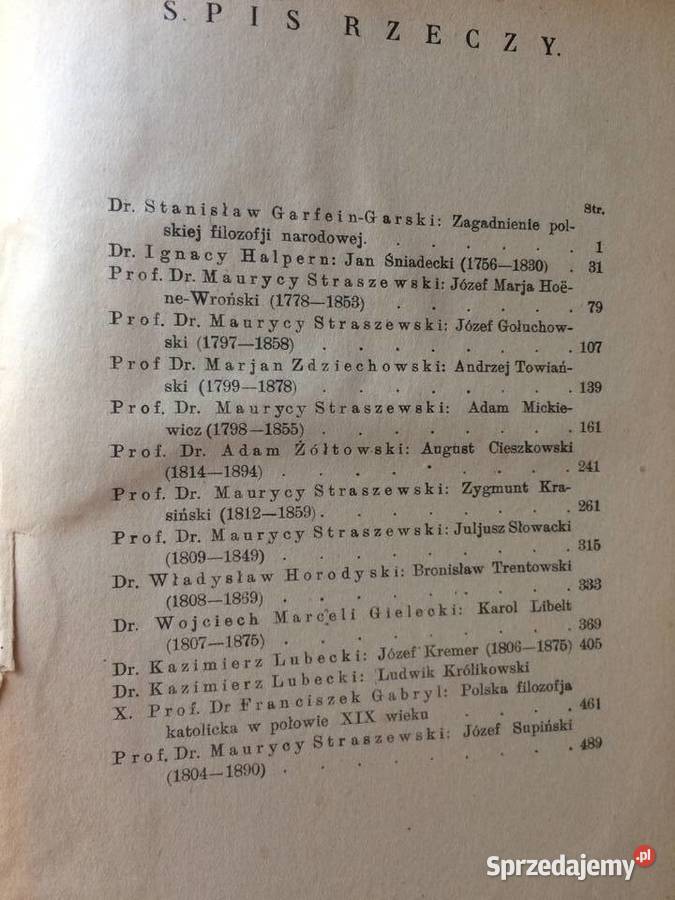 3100 Zagadnienia Polskiej Filozofii Narodowej Szczecin