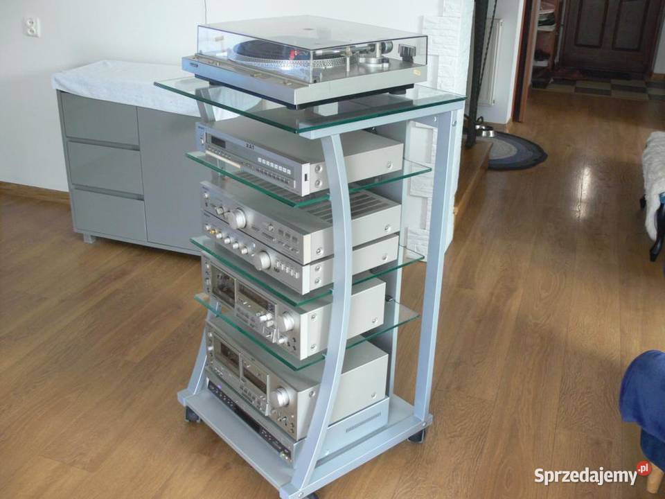 Stolik szafka pod sprzęt audio szkło podkarpackie Jasło