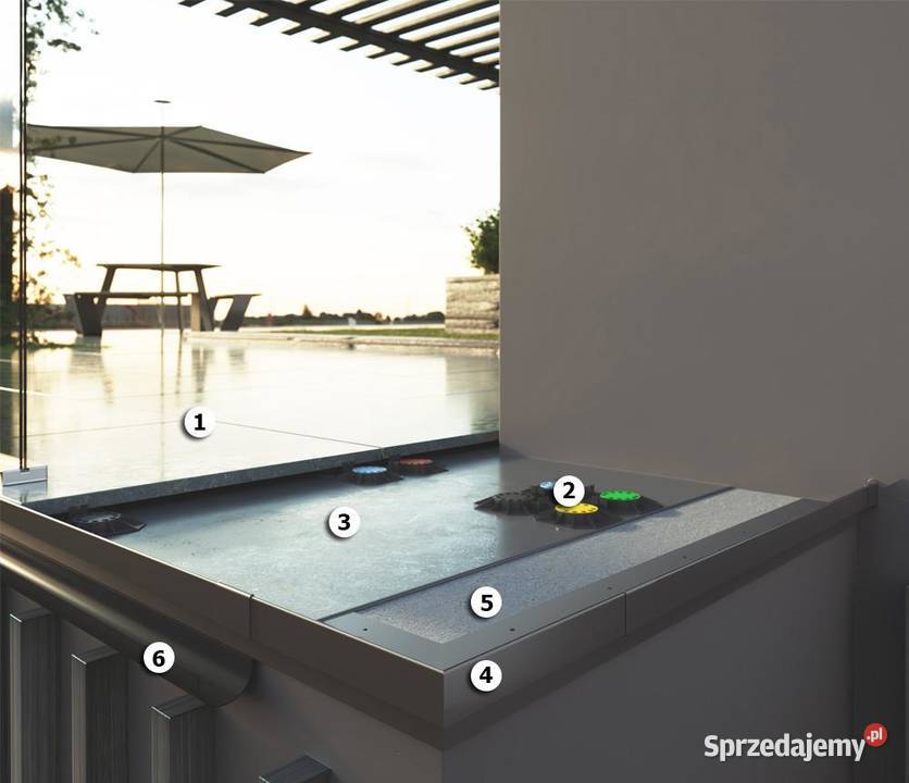 Profil Renoplast W35 do tarasów wentylowanych