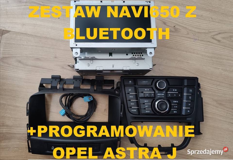 Astra J Navi650 z bluetooth ZESTAW PROGRAMOWANIE