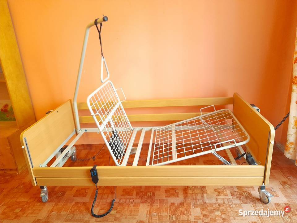 Łóżko Rehabilitacyjne Elektryczne AKS na pilota Warszawa