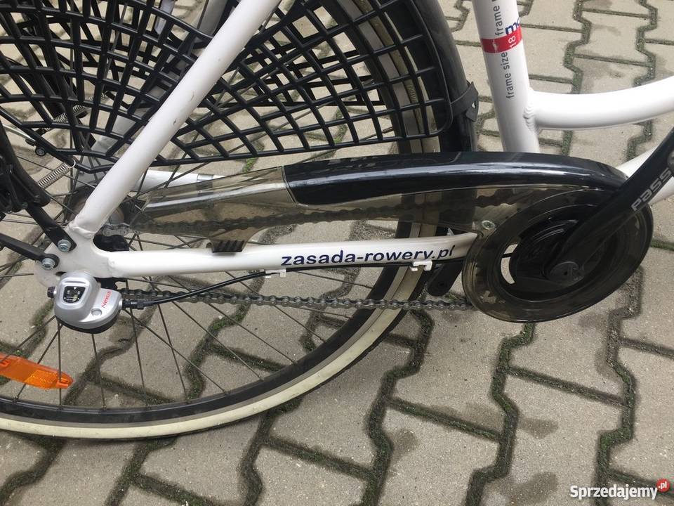 Rower miejski MAXIM 2818 MC 163 biały ideał Miejskie Bytom