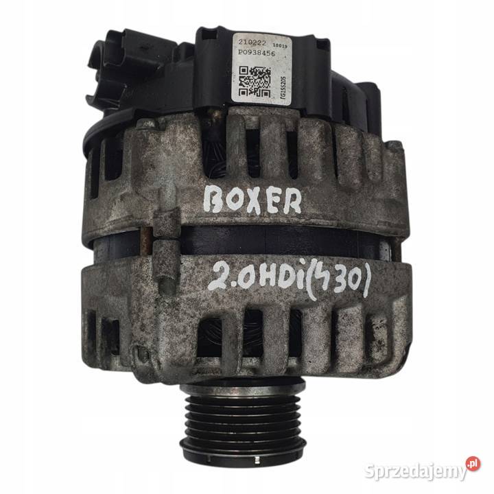 ALTERNATOR Peugeot Boxer Citroen Jumper 20 HDI Układ elektryczny silnika Chełm