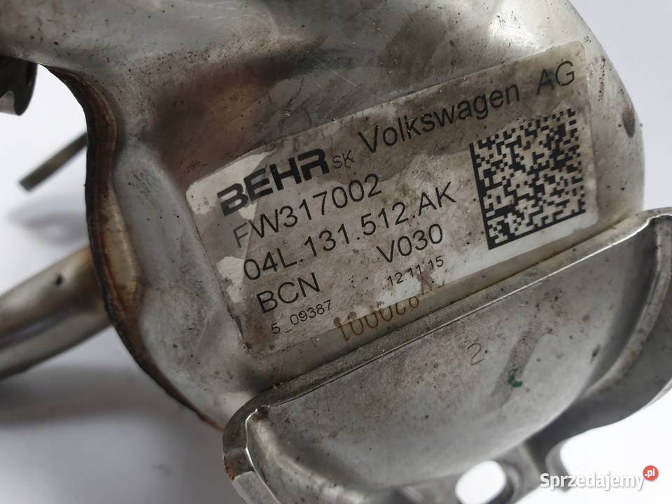 VW Caddy IV 20 TDI CHŁODNICA SPALIN EGR Chełm