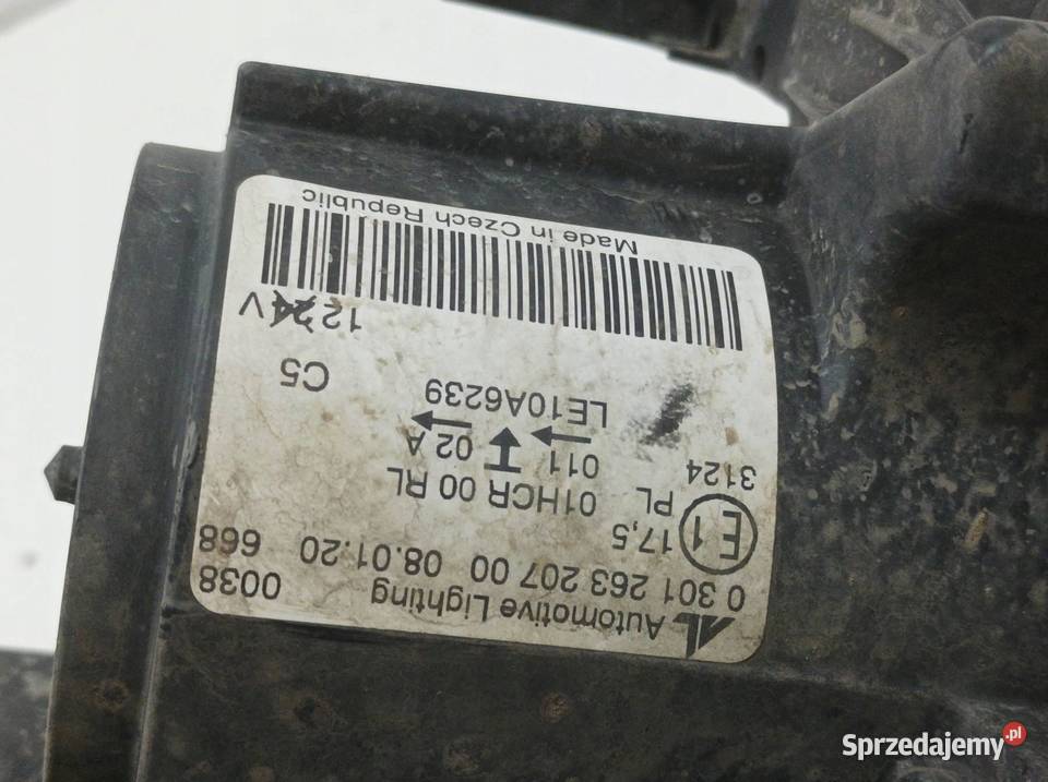 LAMPA PRZÓD LEWA EU 0301263207 Opel Zafira III osobowe