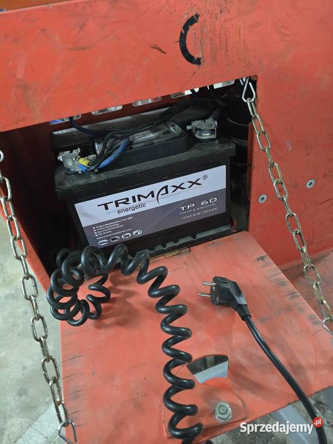 Elektryczny paleciak nożycowy Suffel Wózki widłowe śląskie Radoszewnica