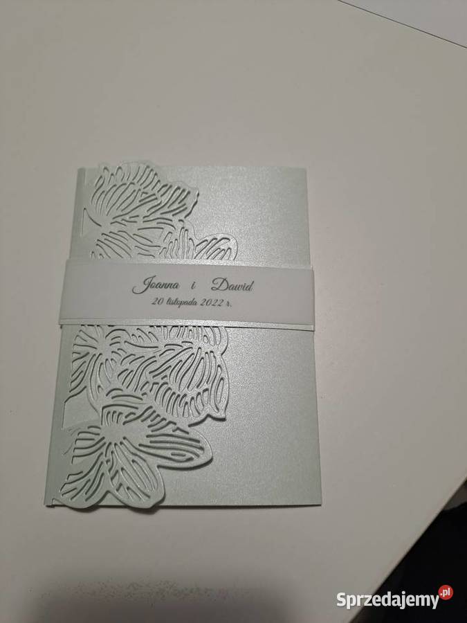 Kartka z okazji ślubu chrztu Strzebiń