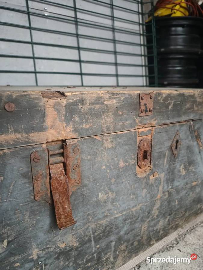 Skrzynia wojskowa kufer podróżny Zielona Góra