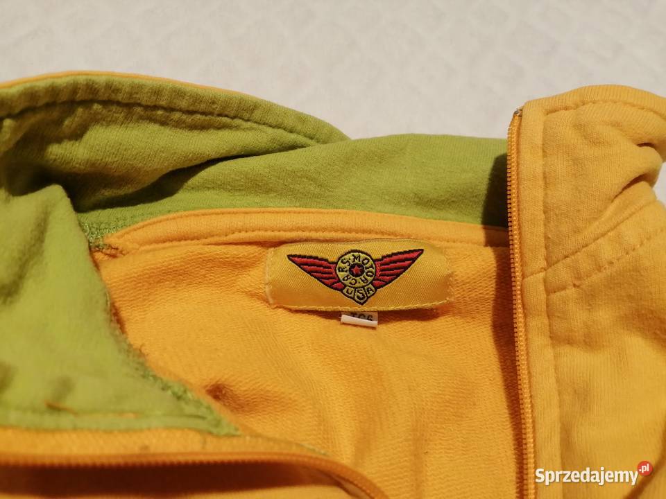 Bluza długi rękaw Motoa USA 110 pomarańczowa