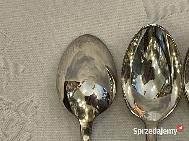 Zestaw 6 platerowanych łyżeczek do kawy małopolskie