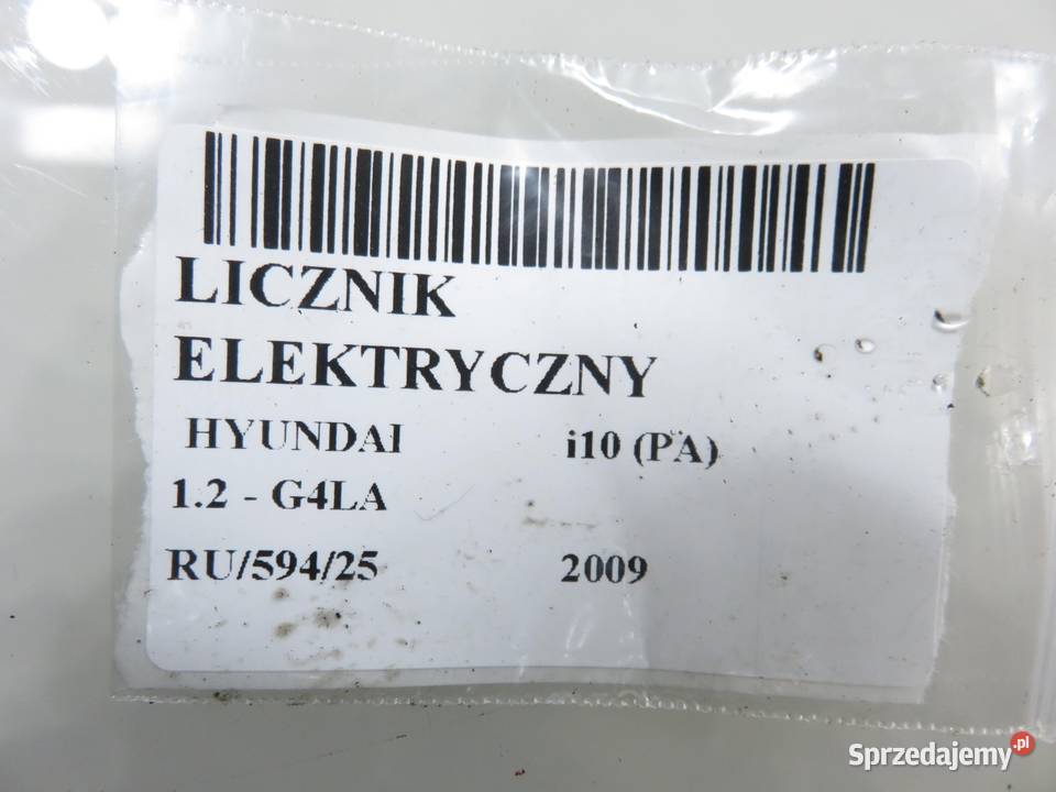 LICZNIK HYUNDAI i10 12 16V G4LA 940030X160 sprzedam
