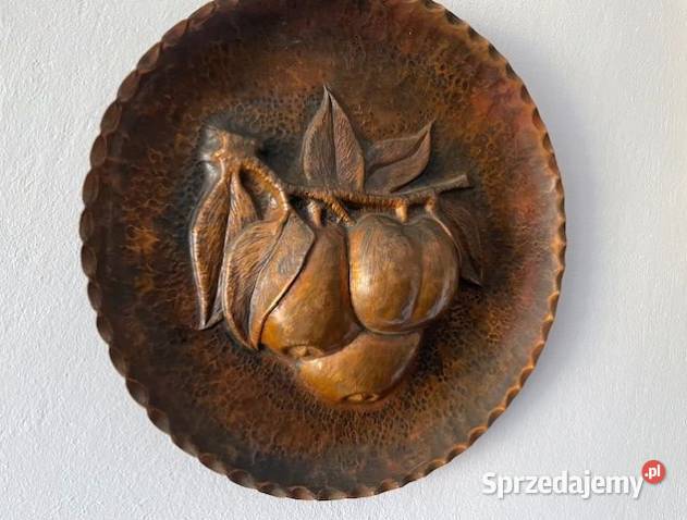 Stara patera wisząca z miedzi Łódź sprzedam