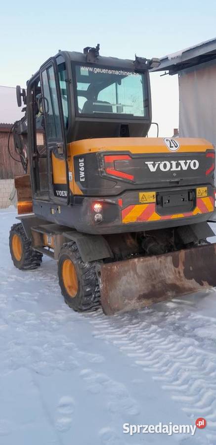 koparka kołowa volvo ew60e 2016r Maszyny budowlane Janów Lubelski