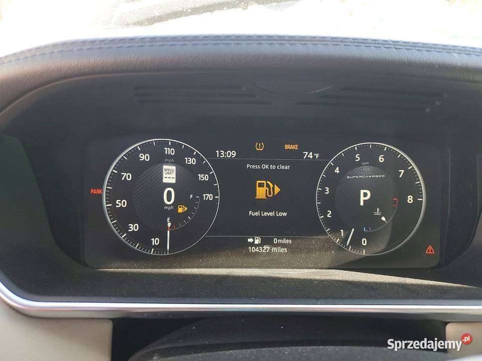 2017 LAND ROVER RANGE ROVER SUPERCHARGED śląskie Częstochowa