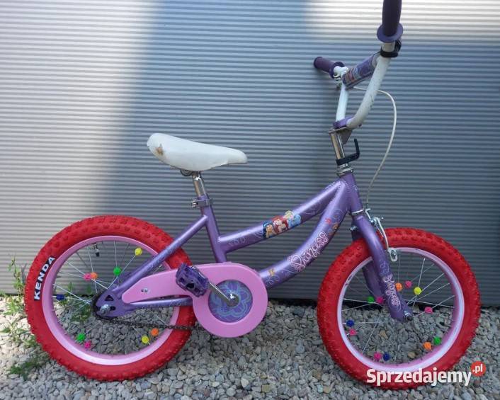 Rower rowerek dziecięcy dla dziecka dla dziewczynki Princess 16"
