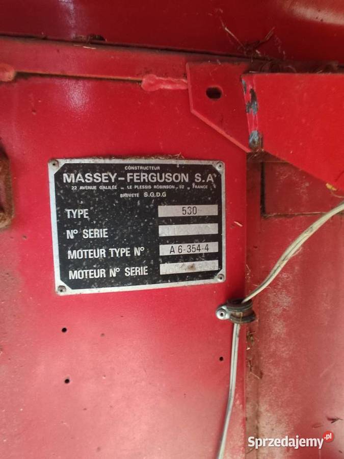 Kombajn zbożowy MF530 Kułakowice Trzecie