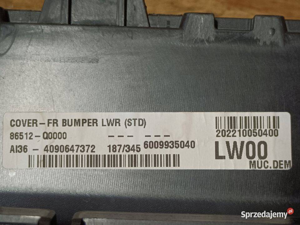 HYUNDAI I20 III SPOJLER DOKŁADKA ZDERZAKA PRZÓD wielkopolskie Pleszew