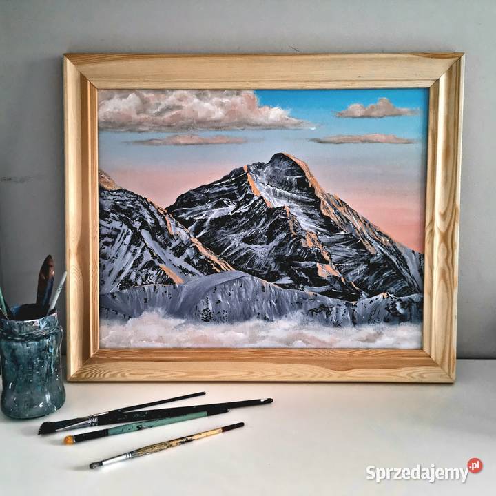 Tatry obraz na płótnie ręcznie malowany Krywań Jarosław sprzedam